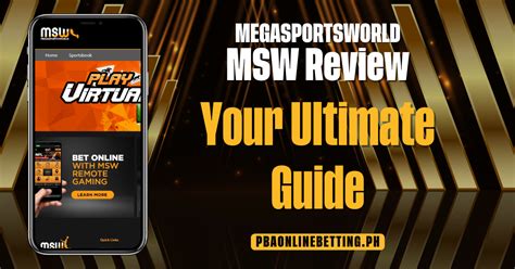 msw betting nba|MSW (MegaSportsWorld) Review 2024 .